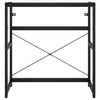Stella Homewares Bathroom Washbasin Frame with Built-in Basin Black Iron