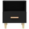 Stella Homewares Bedside Cabinets 2 pcs Black 40x35x47 cm