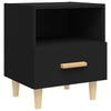 Stella Homewares Bedside Cabinets 2 pcs Black 40x35x47 cm