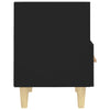 Stella Homewares Bedside Cabinets 2 pcs Black 40x35x47 cm