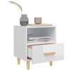 Stella Homewares Bedside Cabinets 2 pcs High Gloss White 40x35x47 cm