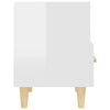 Stella Homewares Bedside Cabinets 2 pcs High Gloss White 40x35x47 cm