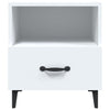 Stella Homewares Bedside Cabinets 2 pcs White Engineered Wood