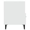 Stella Homewares Bedside Cabinets 2 pcs White Engineered Wood