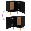 Stella Homewares Bedside Cabinets 2 pcs Black Engineered Wood