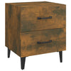 Stella Homewares Bedside Cabinet Smoked Oak 40x35x47.5 cm