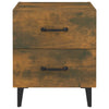 Stella Homewares Bedside Cabinet Smoked Oak 40x35x47.5 cm