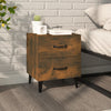 Stella Homewares Bedside Cabinet Smoked Oak 40x35x47.5 cm