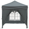 Stella Homewares Folding Party Tent with Sidewalls Anthracite 2x2 m
