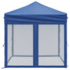 Stella Homewares Folding Party Tent with Sidewalls Blue 2x2 m