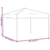 Stella Homewares Folding Party Tent Black 3x3 m