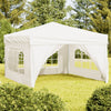 Stella Homewares Folding Party Tent with Sidewalls Cream 3x3 m