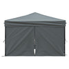 Stella Homewares Folding Party Tent with Sidewalls Anthracite 3x3 m