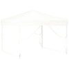 Stella Homewares Folding Party Tent with Sidewalls White 3x3 m