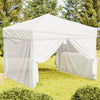 Stella Homewares Folding Party Tent with Sidewalls White 3x3 m