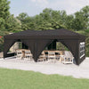 Stella Homewares Folding Party Tent with Sidewalls Anthracite 3x6 m