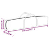 Stella Homewares Folding Party Tent with Sidewalls White 3x6 m