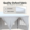 Stella Homewares Folding Party Tent with Sidewalls White 3x6 m