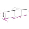 Stella Homewares Folding Party Tent with Sidewalls Taupe 3x6 m