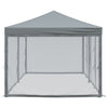 Stella Homewares Folding Party Tent with Sidewalls Anthracite 3x6 m