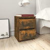 Stella Homewares Bedside Cabinets 2 pcs Smoked Oak 30x30x40 cm Engineered Wood