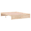 Stella Homewares Bed Frame without Mattress Solid Wood 135x190 cm