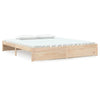 Stella Homewares Bed Frame without Mattress Solid Wood 183x203 cm King