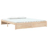 Stella Homewares Bed Frame without Mattress Solid Wood 183x203 cm King