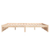 Stella Homewares Bed Frame without Mattress Solid Wood 183x203 cm King