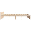 Stella Homewares Bed Frame without Mattress Solid Wood 135x190 cm