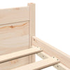 Stella Homewares Bed Frame without Mattress Solid Wood 135x190 cm