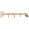 Stella Homewares Bed Frame without Mattress Solid Wood 150x200 cm