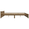 Stella Homewares Bed Frame without Mattress Honey Brown Solid Wood 183x203 cm King