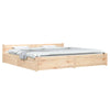 Stella Homewares Bed Frame without Mattress with Drawers 183x203 cm King