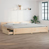 Stella Homewares Bed Frame without Mattress with Drawers 183x203 cm King