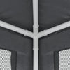 Stella Homewares Party Tent with 4 Mesh Sidewalls Anthracite 3x3 m HDPE