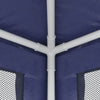 Stella Homewares Party Tent with 6 Mesh Sidewalls Blue 3x6 m HDPE