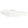 Stella Homewares Bed Frame without Mattress White Solid Wood 150x200 cm