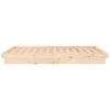 Stella Homewares LED Bed Frame without Mattress 135x190 cm Solid Wood