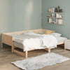 Stella Homewares Pull-out Day Bed without Mattress Solid Wood Pine 2x(90x190) cm