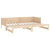 Stella Homewares Pull-out Day Bed without Mattress Solid Wood Pine 2x(90x190) cm