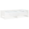 Stella Homewares Pull-out Day Bed without Mattress White 2x(90x190) cm