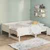 Stella Homewares Pull-out Day Bed without Mattress White 2x(90x190) cm