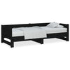 Stella Homewares Pull-out Day Bed without Mattress Black 2x(90x190) cm