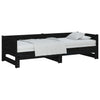 Stella Homewares Pull-out Day Bed without Mattress Black 2x(90x190) cm