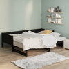 Stella Homewares Pull-out Day Bed without Mattress Black 2x(90x190) cm