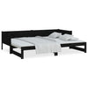 Stella Homewares Pull-out Day Bed without Mattress Black 2x(90x190) cm