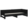 Stella Homewares Pull-out Day Bed without Mattress Black 2x(90x190) cm
