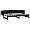 Stella Homewares Pull-out Day Bed without Mattress Black 2x(90x190) cm