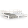 Stella Homewares Pull-out Day Bed without Mattress White 2x(90x190) cm